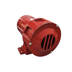 hanutech electronic industrial siren 220v ac screw wind motor hooter single phase high-power warning alarm sound range up to 1km for industrial safety amp emergency alerts