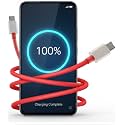 HANYCONY 80W USB-C to C SuperVOOC Fast Charging Data Sync Cable compatible with OnePlus 12 12R 11 11R 10R 10T 10 9 Pro 8T 7T 7T Pro Nord Series – Original High-Speed Charging