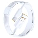 HANYCONY 100w USB Type-C SuperVOOC Data Sync Cable Compatible with Realme 11 Pro+ | 5 Amp High-Speed Charging | Original Charging Speed