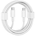 HANYCONY 30W Type-C to Type-C Charger Cable Compatible with Google Pixel 8 Pro 8 7 7 Pro 7A 6A 6 6 Pro 5 – USB-C Power Fast Charge Cord – White | Original Charging Speed
