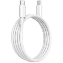 HANYCONY USB-C to USB-C Fast Charging Cable Compatible with Google Pixel 8 8 Pro 7 7 Pro 7a– Power Delivery Type-C Cord – White | Original Charging Speed