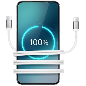 hanycony 45w type-c to c fast charge amp data cable compatible with nothing phone 3a series cmf phone 2 pro cmf bud laptops usb-c devices  white  original charging speed