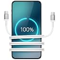 HANYCONY 45W Type-C to C Fast Charge &amp; Data Cable Compatible with Nothing Phone 3A Series CMF Phone 2 Pro CMF Bud Laptops USB-C Devices – White | Original Charging Speed