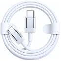 HANYCONY Type-C to C Fast Data Cable Compatible with Nothing Phone 3A Series CMF Phone 2 Pro CMF Bud Laptops USB-C Devices – White | Original Charging Speed