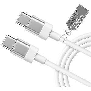 hanycony 65w usb-c pd fast charging cable compatible with nothing phone 3a 3a pro 2a plus 2a cmf phone 2 pro cmf bud usb-c laptops amp devices  white  original charging speed