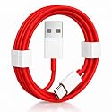 HANYCONY 80W USB-C SuperVOOC Fast Charging Cable Compatible with OnePlus 13 13R 12 12R 11 10R 10T 10 Pro 9 Pro 8T Nord &amp; More | High-Speed | Original Charging Speed