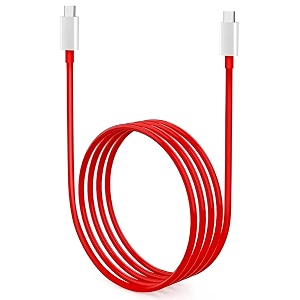 hanycony supervooc 100w usb c fast charger cable compatible with oneplus 12 11 10r 10t 9 pro nord series  type-c to c power delivery cord original high-speed charging