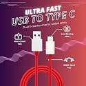 HANYCONY USB-C SuperVOOC 120W Fast Charging Cable – Compatible with OnePlus 13 Series 12R 11 10T 9 Pro Nord CE Series Dash &amp; Warp Charging Support | Original High-Speed Power Delivery Cord