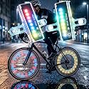 HANZE Bike Wheel Lights, 35 Patterns LED Bicycle Spoke Lights - 2 Pack