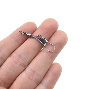 fishing rolling snap swivels 39mm length 22lb barrel column bearing with solid welding spin freely no twist rust 7 for saltwater wash oil with pin stainless steel black 70pcs