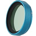 Haoge LUV-X54G Metal Lens Hood with MC UV Protection Multicoated Ultraviolet Lens Filter for Fujifilm x100vi Fuji X100V Camera Blue