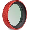 Haoge LUV-X54R Metal Lens Hood with MC UV Protection Multicoated Ultraviolet Lens Filter for Fujifilm X100VI Fuji X100V Camera Red