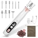 Haootadiy Electric Nail Drill, Cordless Electric Nail Filer Buffer with Nail Drill Bits Sanding Bands Professional Manicure Pedicure Set for Nail Grind Trim Polish, for Women & Men