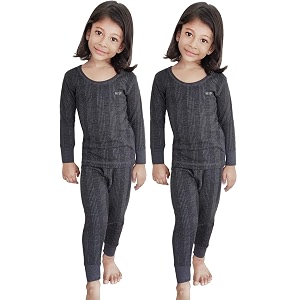 HAP Girls Thermal Full Sleeves Set Top