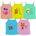HAP Kids 100 Cotton Multicolored Camisole Pack