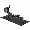 HAPBEAR Treadmill Mat, 55"x24"/68"x24"/79"x35.5" Non-Slip Foldable Exercise Equipment Mat for Walking Pad, Weight Bench, Noise Reducing Shock Absorbing Floor Protector for Home Gym, Carpet &amp; Hardwo