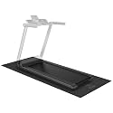 HAPBEAR Treadmill Mat, 55"x24"/68"x24"/79"x35.5" Non-Slip Foldable Exercise Equipment Mat for Walking Pad, Weight Bench, Noise Reducing Shock Absorbing Floor Protector for Home Gym, Carpet &amp; Hardwo