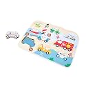 Hape Emergency Vehicles Peg Puzzle