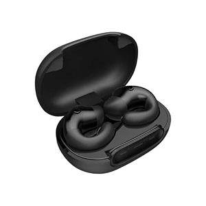hapipola leech ear buds clip on earbuds open ear headphones bone conduction earbuds wireless bone conduction headphones bluetooth bone conducting earbud earphones
