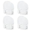 HAPIU Baby Newborn No Scratch Mittens Stay On, 100% Cotton Adjustable 0-12M