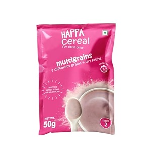 happa organic baby food porridge mix cereal 50 g multigrains