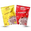 Happa Organic Cereal | Sprouted Ragi + Almond + Dates and Ragi + Carrot + Beetroot | Vitamin and Mineral Powerhouse | Organic Khichdi| No Added Salt, Sugar or Milk | No preservatives | Pack of 2 (50gm x 2)