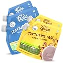 Happa Organic Baby Food Porridge Mix Cereal (Pack of 4 (200 G), Ragi + Almonds + Dates &amp; Ragi + Mango + Banana)