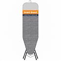 Happhom Ironing Board, Compact and Space Saver Iron Board, Safety Ironing with Park Zone and 4 Layers Extra Thick Cover, Patented Lock System for Foldable Leg, Easy Storage with Smart Hanger (13x43)