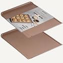 HAPPIELS 13 x 17 inch Nonstick Cookie Sheet 2-Pack Rimless, PFOA & BPA Free