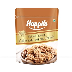 happilo pure californian raw walnut kernels 200g pack of 1  akhrot giri  dry fruits healthy snacks  walnuts without shell  natural walnut kernels  rich in protein iron amp antioxidants