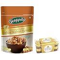 Happilo Deluxe 100% Natural Kashmiri Walnut Kernels, 200g (Pack of 1) &amp; Ferrero Rocher, 16 Pieces, 200 gm