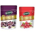 Happilo Dried Premium International Omani Dates, 250g &amp; Premium Californian Dried and Sweet Whole Cranberries, 200 g