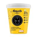 Happilo Iron Man Marvel Edition Unsweetened Peanut Butter Creamy 510g, High Protein and Fiber, Vegan, No Trans Fat, No Added Colour & Flavour