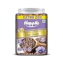 Happilo Premium Authentic Flax Seeds Roasted Jar 1000g + 200g (20% Extra), Source of Omega-3 Fatty Acids, Dietary Fiber and Plant-Based Pprotein, Crunchy, Nutty Superfood