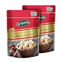 Happilo Premium International Exotic Hazel nuts 500g (Pack of 2), Unsalted and Crunchy,Selenium Rich Healthy Fresh Turkish Snack, Hazelnut