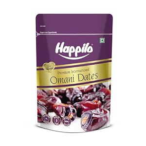happilo premium international omani dates 250g  khajur khajoor  dry fruits  healthy snacks  dry dates  no preservatives