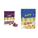 Happilo Premium International Omani Fresh Dates, 250gram (Pack Of 1) And Happilo Premium Afghani Anjeer, 200G