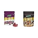Happilo Premium International Omani Dates, 250g (Pack of 1) and Happilo Premium International Healthy Nutmix, 200g