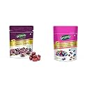 Happilo Premium International Omani Dates, 250 Gm + Premium Dried Whole Blueberry Cranberry Duet, 200 G