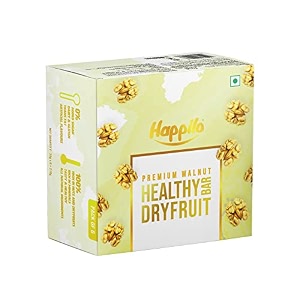 happilo premium walnuts healthy dry fruit energy bar pack of 6 35g each healthy snack high in protein nuts no added sugar better than a protein  energy bar for energy fitness amp immunity