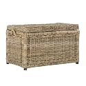 happimess Jacob 30.7" Collapsible Wicker Storage Trunk, Natural