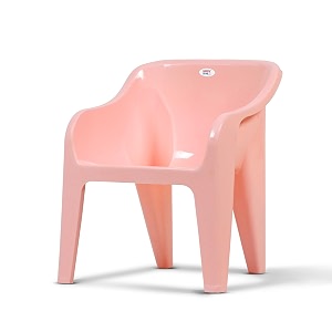 happy bear plastic kids chair  plastic chair for baby and kids kids study chairs for 2 to 5 years  durable and lightweight indoor or outdoor use for boys girls aged 2 light pink