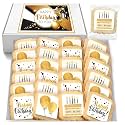 Happy Birthday Cookies Bulk 24 PACK Individually Wrapped Party Favors Food Gold for Men Women Kids Gift Basket | Gourmet Decorated Sugar Cookie | Nut-Free