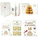 Happy Birthday Gift Card Booklet with Envelopes