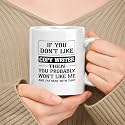 Happy Birthday Gift For Copy Writer. If You Don't Like Copy Writer Then You Won't Like Me 11oz, 15oz White Ceramic Mug