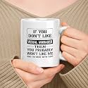 Happy Birthday Gift For Visual Manager. If You Don't Like Visual Manager Then You Won't Like Me 11oz, 15oz White Ceramic Mug