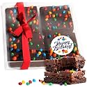 Happy Birthday To You 4 Pack Individually Wrapped Brownies