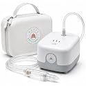 Happy Breathing Baby Nasal Aspirator, Hospital Grade Electric Nose Sucker for Newborns, Infants & Toddlers, 3 Suction Levels, Rechargeable Mucus Remover for Congestion, Soft Silicone Tips & Case