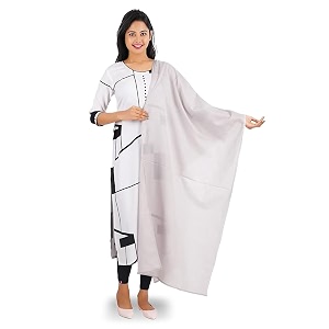 happy bunny pure cotton dupatta for women 25m soft lightweight and breathable skin chunni versatile solid color stole for everyday styling and festive outfits