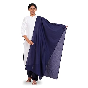 happy bunny pure cotton dupatta for women 25m soft lightweight and breathable skin chunni versatile solid color stole for everyday styling and festive outfits